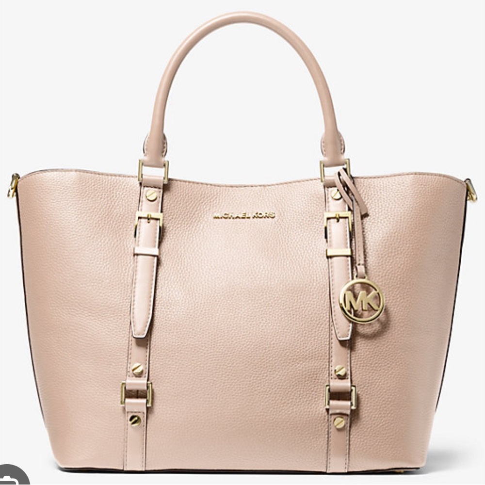 Michael Kors Blush Pink Saffiano Pebble Leather Tote